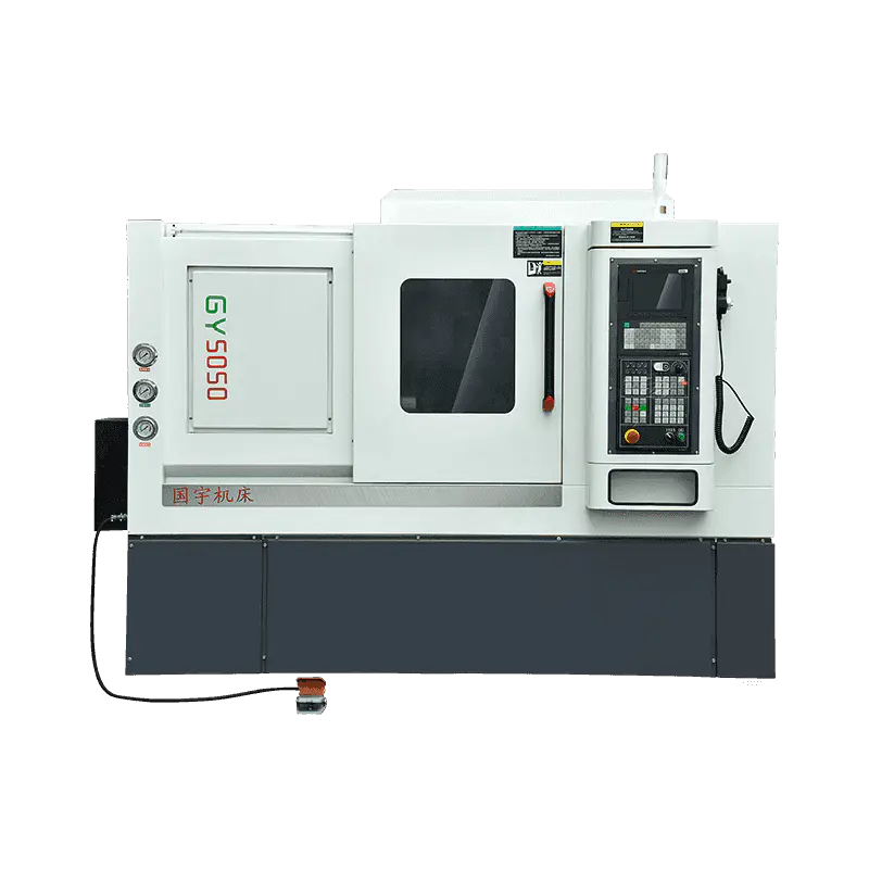 Verbunden mit 45 ° schräg Schienenschneider -Turm -Präzision CNC -Drehmaschine