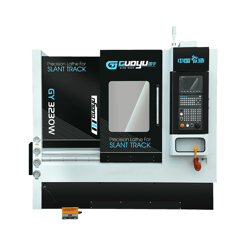 Verbunden mit 45 ° schräg Schienenschneider -Turmschwanz -Präzision CNC -Drehmaschine